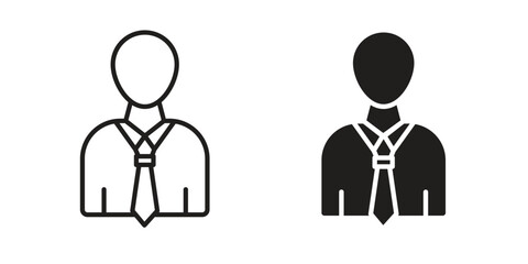 Tourist Guide icon solid style. Flat vector illustration.