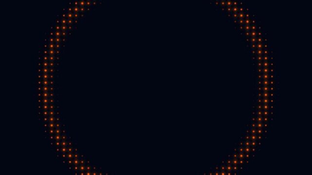 circular halftone ripple animation
