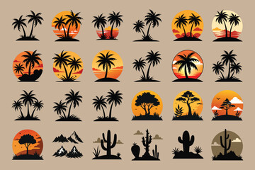 Cozy autumn icon set with pumpkin spice leaves food and seasonal elements