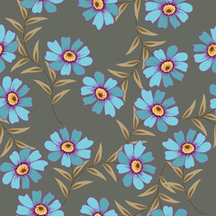 floral pattern, silhouette floral pattern, floral, vector, drawn	
