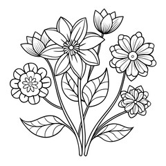 abstract floral background vector art