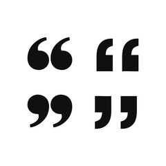 Variations of Quotation Marks An Exploration of Punctuation and Typography Showcasing Different Styles of Opening and Closing Quotation Marks
