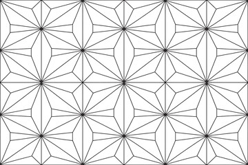 Geometric pattern of intersecting lines and dots.
