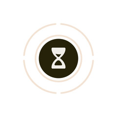 Business and Finance Icon-hourglass icon
