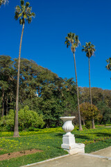 Algiers - Algeria, February 22, 2016: Botanical garden El-Hamma, jardin d'essai, One of the largest...