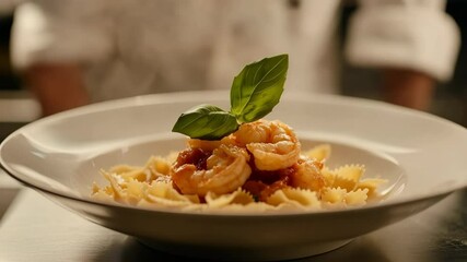Mastering pasta preparation with fresh ingredients and expert techniques in a vibrant kitchen