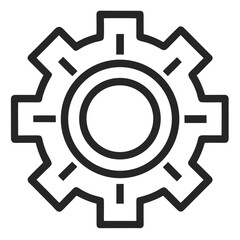 gear icon vector illustration