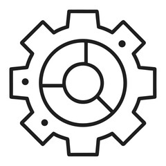 gear icon vector illustration