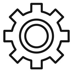 gear icon vector illustration