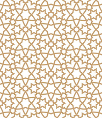 Fototapeta premium Islamic background with traditional style arabic. Seamless pattern for card, background, fabric or abstract design. Muslim ornament.