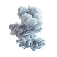Fototapeta premium smoke from the chimney isolated on transparent background