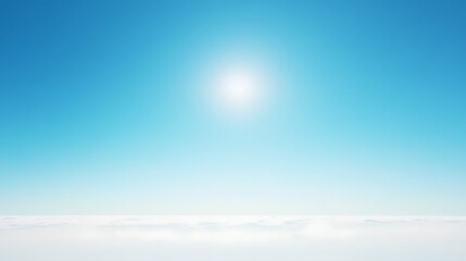 Obraz premium A_clear_blue_sky_gradient background