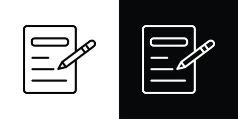Agreement icon. Simple thin line, outline vectors