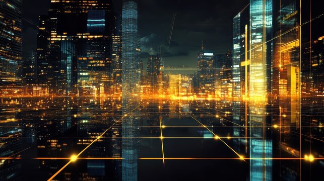 5G, 6G, Big data wireless network, high speed internet, cloud computing or connect diagram technology, Data storage, service, synchronize, online, financial, Connectivity global, smart city,