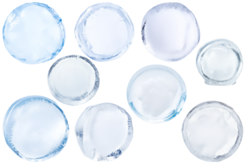 round shape ice assets