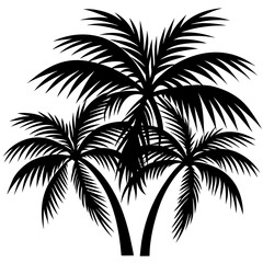 Palm Leaves Icon Holiday Symbols, Cross, Bunny, Egg, and Church Graphics