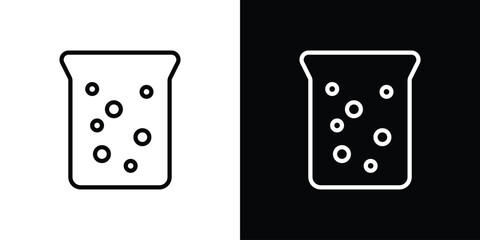 Hard Water icon. Simple thin line, outline vectors