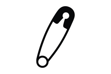 Safety pin clip art sewing needle diaper fastening