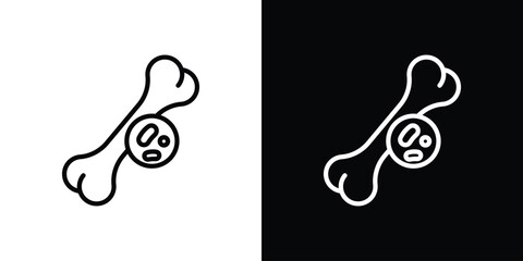 Multiple myeloma icon. Simple thin line, outline vectors