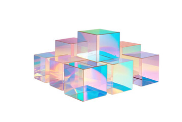 abstract 3d cubes