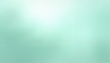 Fototapeta premium Soft mint green background with abstract blurred texture 