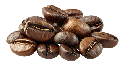 Obraz premium A pile of coffee beans