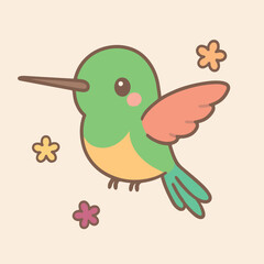 Colibri kawaii
