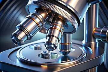 Fototapeta premium close up of a microscope