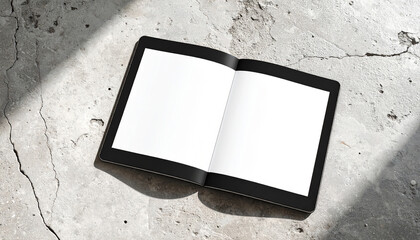 Zine On Concrete Floor