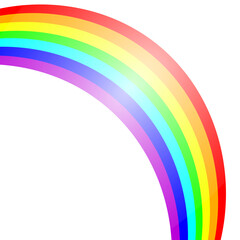 Abstract rainbow gradient element with lines and waves. Vector illustration of background.