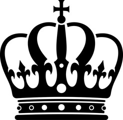 Heraldic Crowns, Shields, and Lion Silhouettes vector bundle