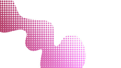 Abstract background with pink 3D waves in a vertical layered format