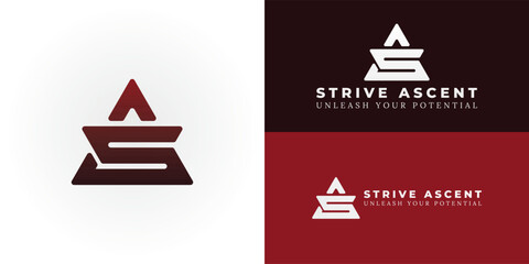 A dynamic SA emblem for Sports and Fitness. This bold logo, combining initial letters within a strong triangular shape, signifies strength, aspiration, and peak performance for an active lifestyle.