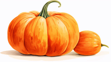 Fototapeta premium pumpkin isolated on white
