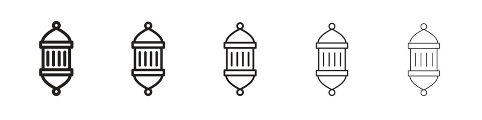 Arabic Lamp icon. modern outline style vector icons series