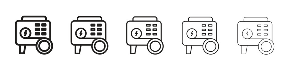 Generator icon. modern outline style vector icons series