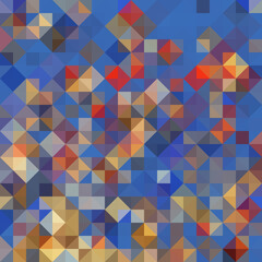 Colorful polygonal abstract background. Low poly effect. Polygon backdrop.