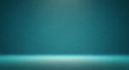 Teal Gradient Background Studio Backdrop for Product Photography and Design