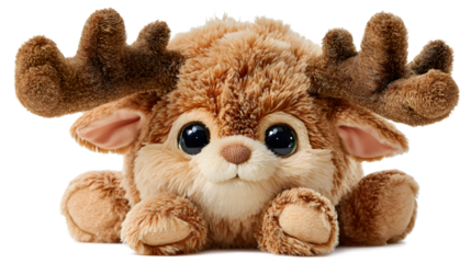 A stuffed animal that looks like a deer