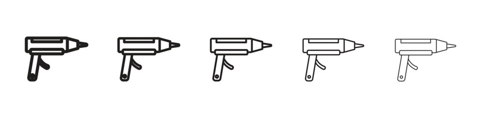 Sealants gun icon. modern outline style vector icons series