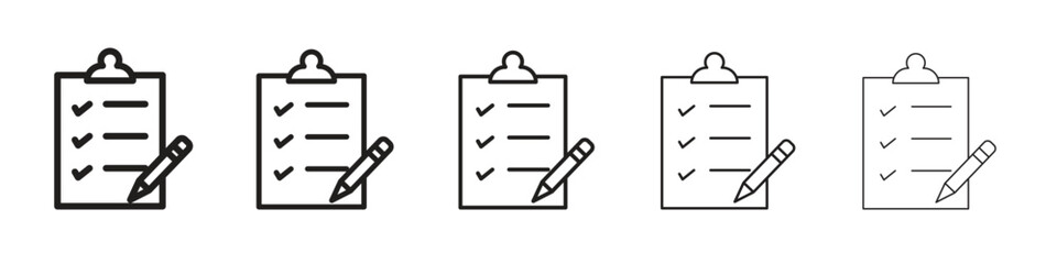 Survey icon. modern outline style vector icons series