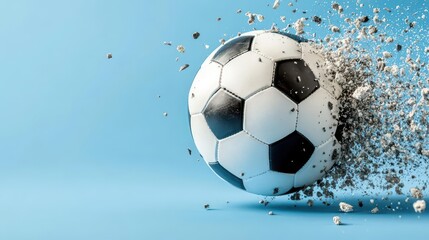 Soccer Ball Disintegrating