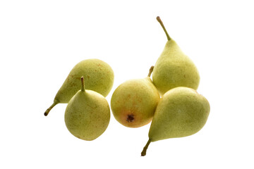 Birne,  Pyrus communis,  Birnenfrüchte,  Freisteller