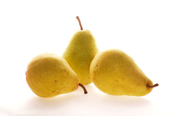 Birne,  Pyrus communis,  Birnenfrüchte,  Freisteller