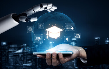 AI assists in online learning, digital education, and virtual classroom by personalizing content,...