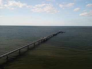 Obraz premium Ahlbeck - Niemcy - miasto na Południu Niemiec nad morzem Bałtyckim - ujęcia z drona