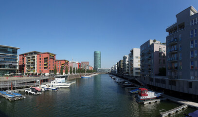 Westhafen in Frankfurt