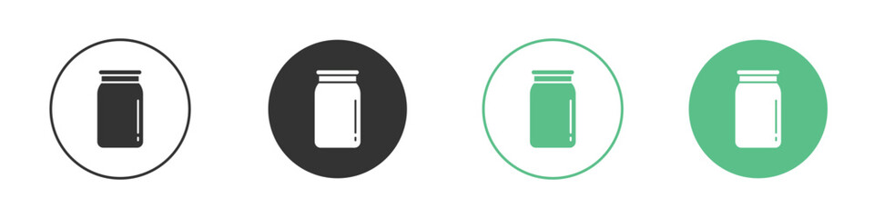 Jar icon vector pictogram for ui ux interface elements
