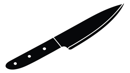 Sharp Kitchen Knife Illustration