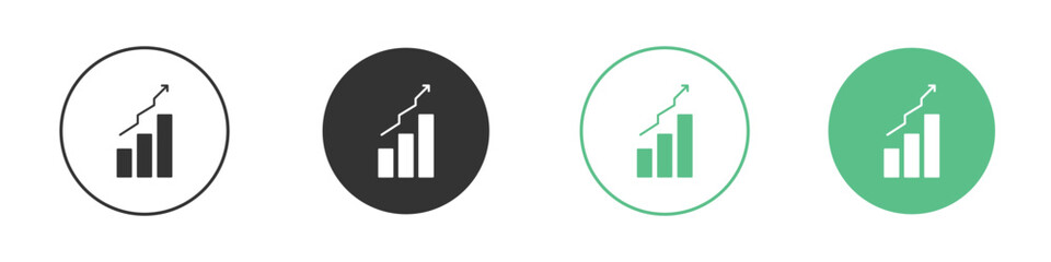 Stagflation icon vector pictogram for ui ux interface elements